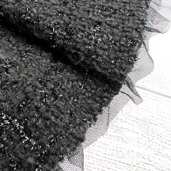 Koala Kids Pleated A-Line Skirt Flared Pull-On Tulle Glitter Red Bows Holiday 3T - Picture 12 of 13